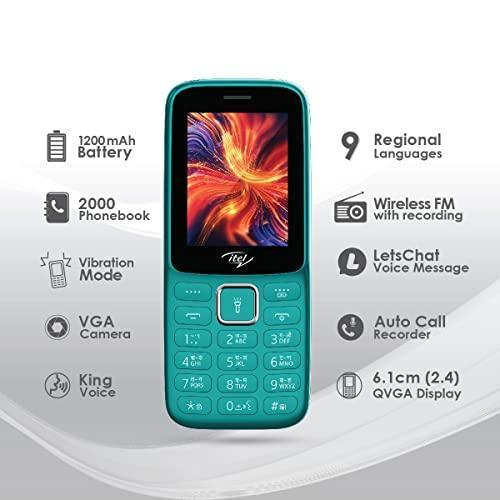 itel it5029 (2.4 inch Display, 1200mAh, Premium ID, Green) Refurbished - Image 2