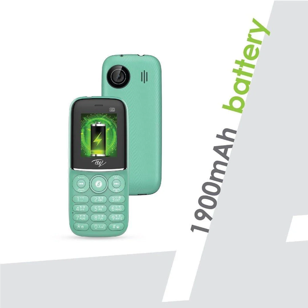 Itel MagicX Play 4G, 4G Volte Enabled Basic Keypad Mobile Phone, 48 MB RAM | 128 MB ROM 4.57 cm 1900 mAh Battery (Light Green) - Image 3
