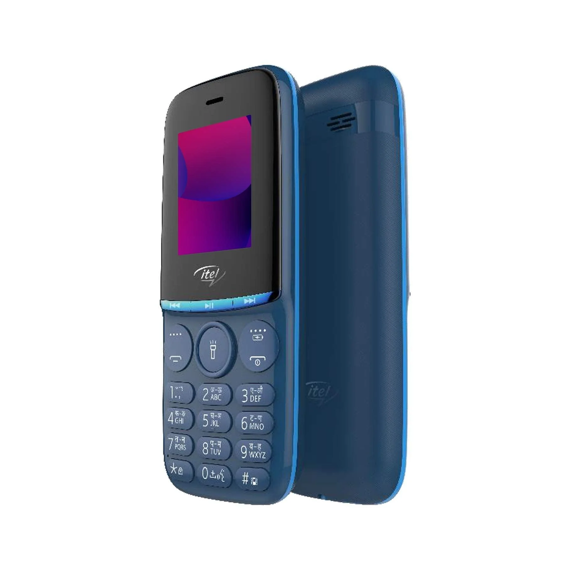 itel Muzik110 (4.5cm, Loud Sound, Deep Blue) Refurbished - Image 4