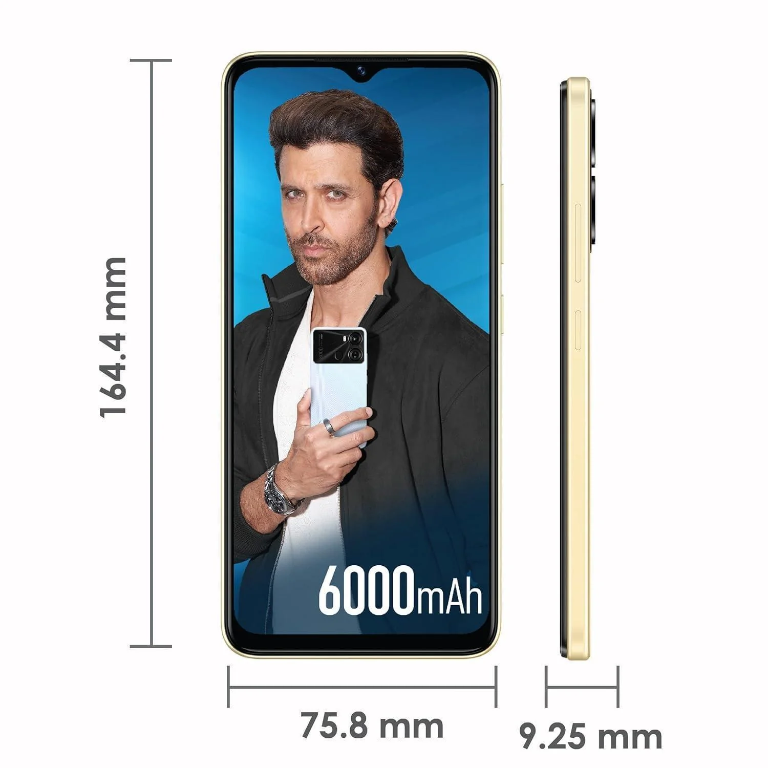 Itel P40 4gb/128gb(6000mAh Battery with Fast Charging Refurbished - Image 3
