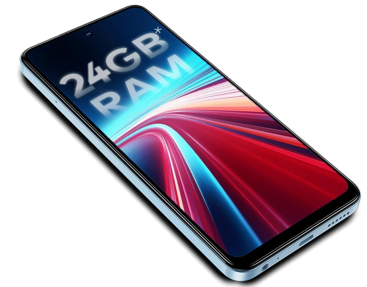 Itel P55 4G | Upto 24GB RAM with Memory Fusion & 128GB ROM| 50MP AI Dual Rear Camera & 8MP Front Camera| 5000mAh Battery with 18W Charger | Dynamic Bar|UFS 2.2| Aurora Blue