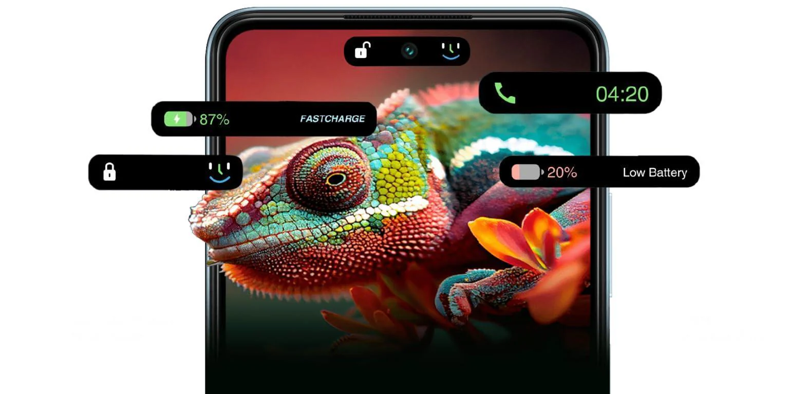 Itel P55 4G | Upto 24GB RAM with Memory Fusion & 128GB ROM| 50MP AI Dual Rear Camera & 8MP Front Camera| 5000mAh Battery with 18W Charger | Dynamic Bar|UFS 2.2| Aurora Blue - Image 3