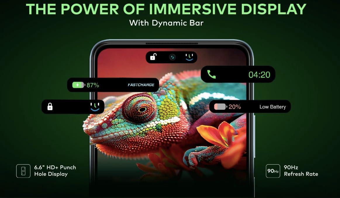 Itel P55 4G | Upto 24GB RAM with Memory Fusion & 128GB ROM| 50MP AI Dual Rear Camera & 8MP Front Camera|Refurbished - Image 3