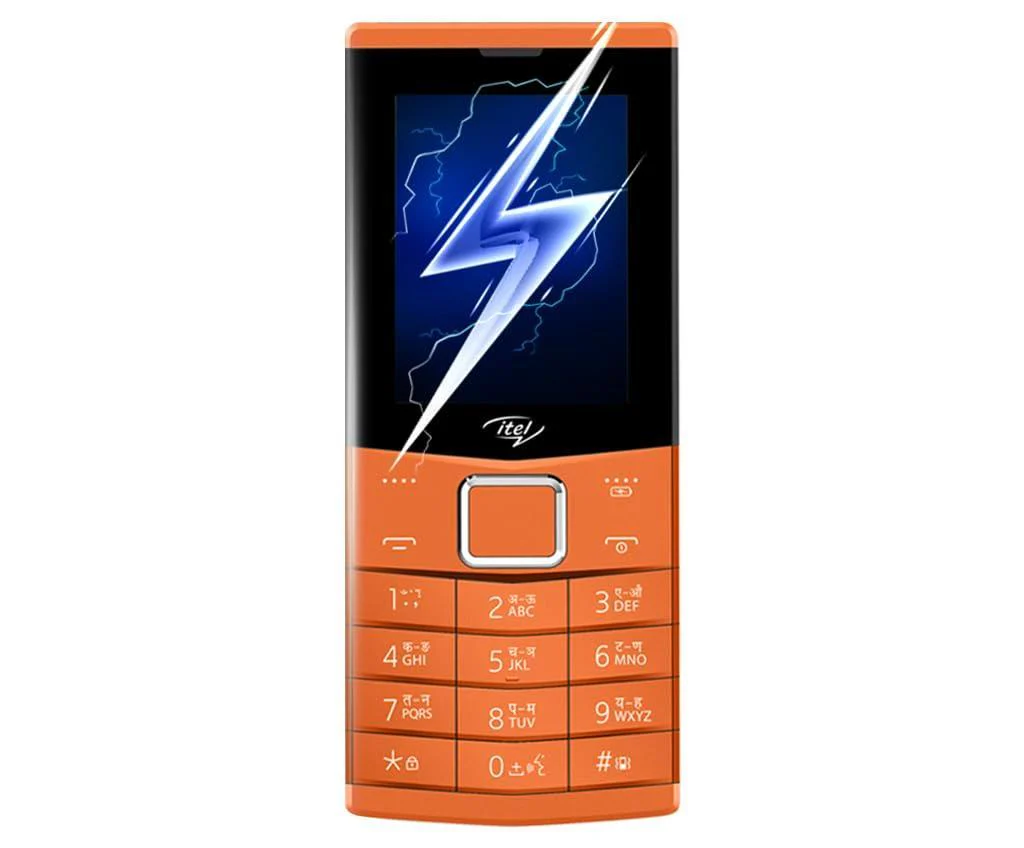 itel Power 430 (2.4" QVGA Display Feature Phone, 2500mAh Big Battery Refurbished