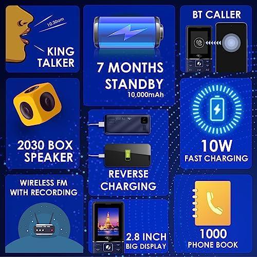 itel Power 900 Power Bank Mobile Phone,10000 mAh with 7 Months Battery Back up, 10W Charging Support Refurbished - Image 6