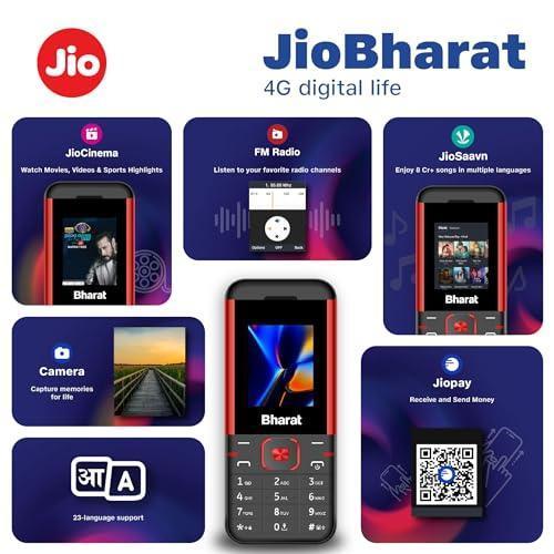 JioBharat K1 Karbonn 4G Keypad Phone with JioCinema, JioSaavn, JioPay (UPI), Long Lasting Battery Refurbished - Image 5