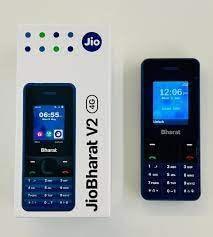 JioBharat V2 4G Phone with JioCinema, JioSaavn, Pay (UPI), Long Lasting Battery, LED Torch, Digital Camera Refurbished