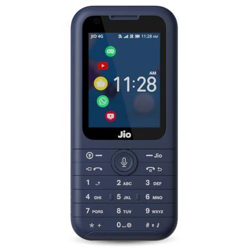JioPhone Prima 4G Keypad Phone with Premium Design, YouTube, Whatsapp, JioTV, JioCinema, JioSaavn, JioPay(UPI) Refurbished