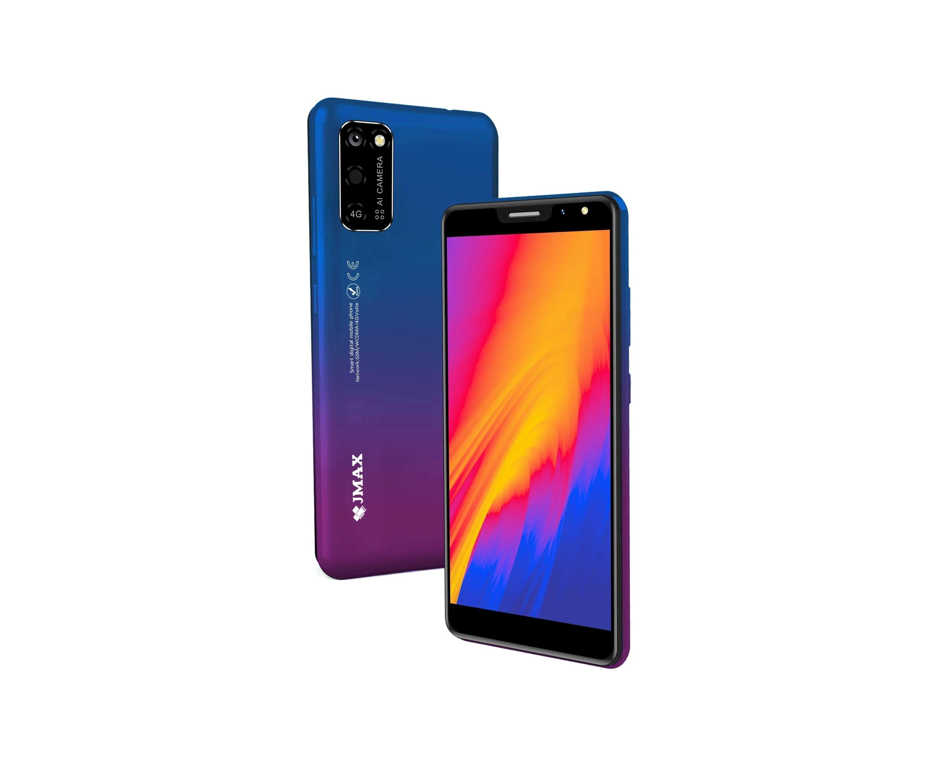 Jmax A8 Ultra Blue, 1GB RAM, 16GB ROM, Android 8.1, 2MP+5MP Camera, 4G Volte, 2500 mAh Battery