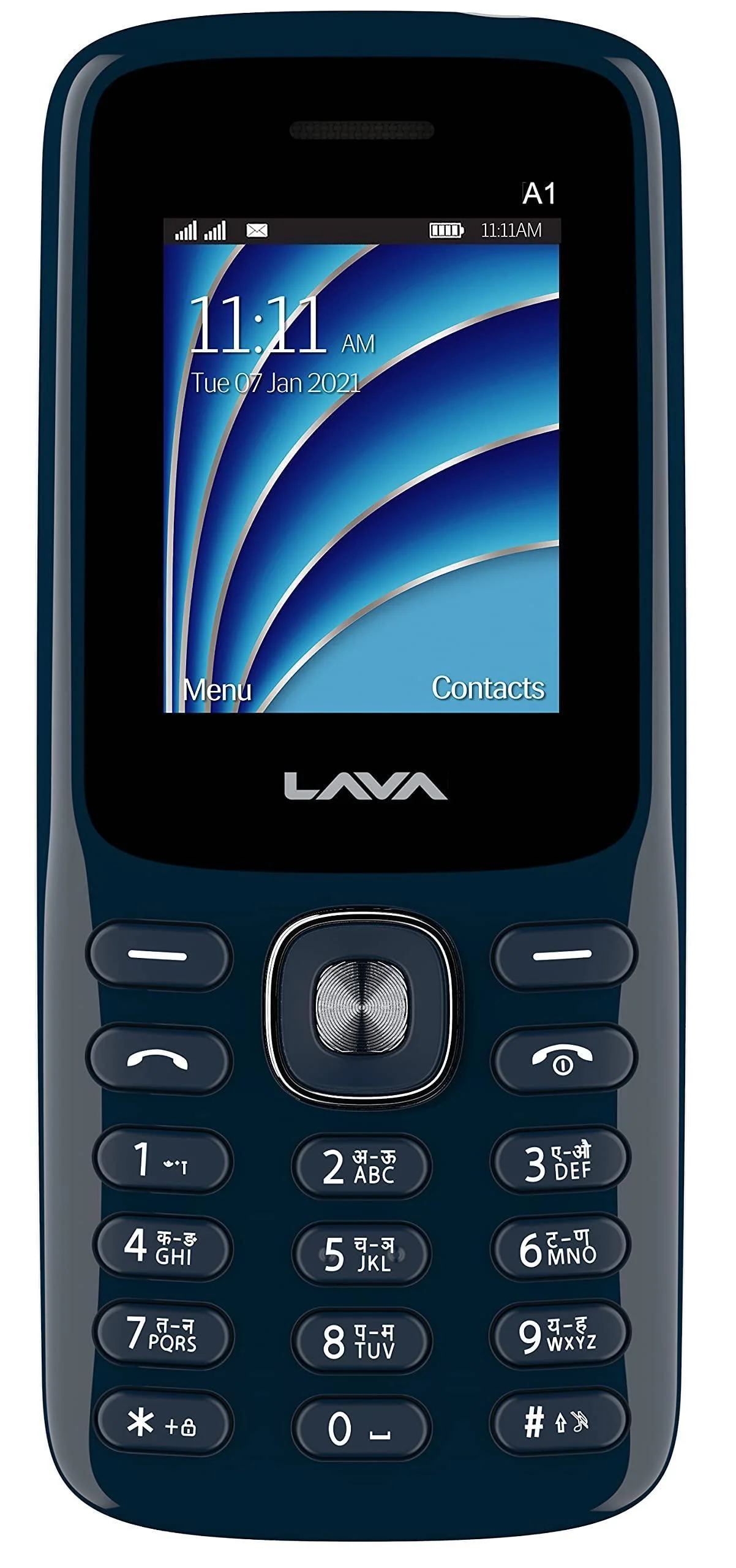 Lava A1 2021(Blue Silver), Bluetooth Support, Smart AI Battery Refurbished