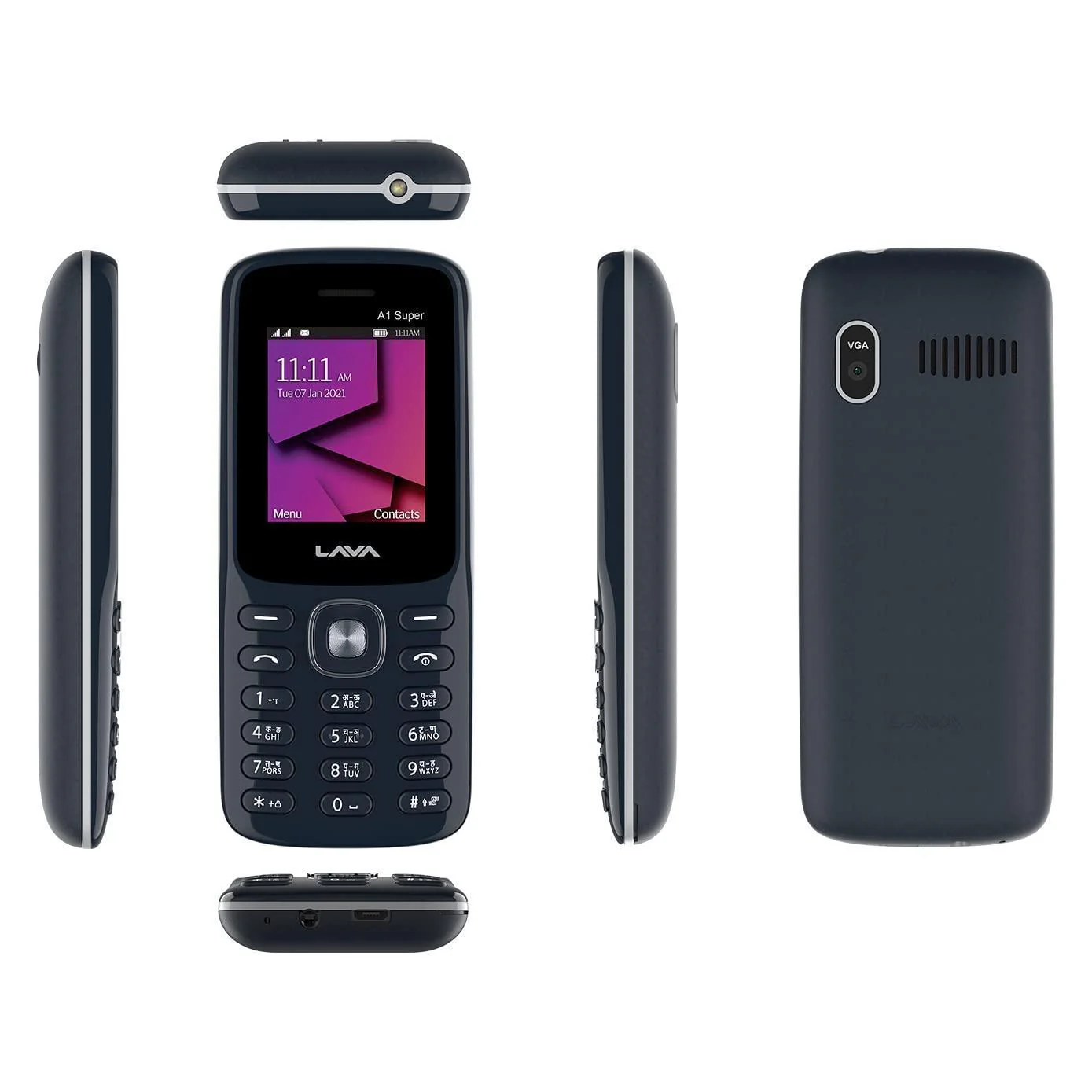 Lava A1 Super 2021 (Black Gold)- Dual Sim with 32 GB Expandable Storage and Auto Call Recording - Image 6