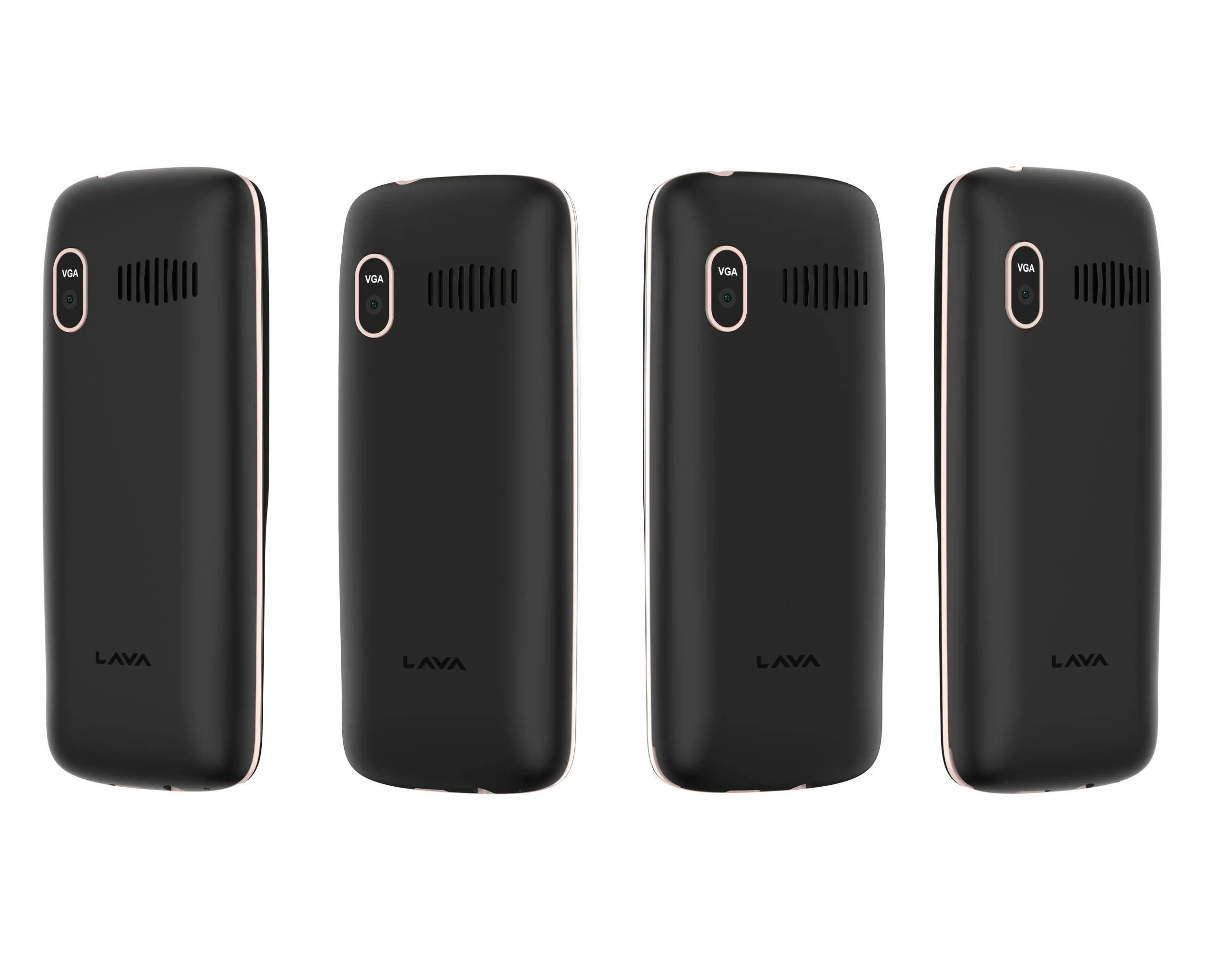 Lava A1 Tamil Keypad Mobile, Write in Tamil Language, Rear Camera, Bluetooth, 800mAh Battery Black Gold - Image 2