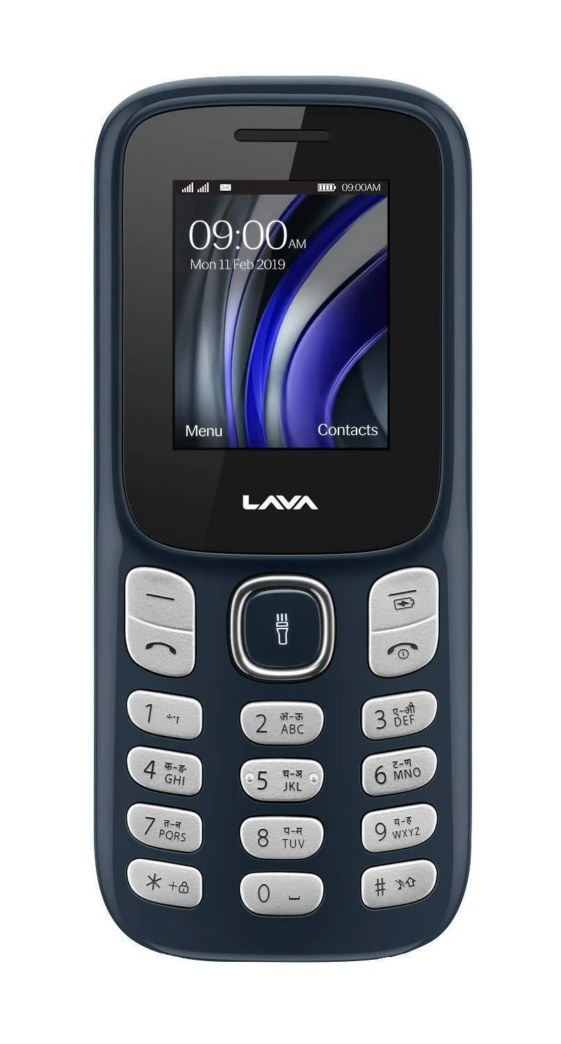 Lava A3 (Dark Blue) - Dual Sim Mobile with 1750 mAh Big Battery and 32 GB Expandable Storage