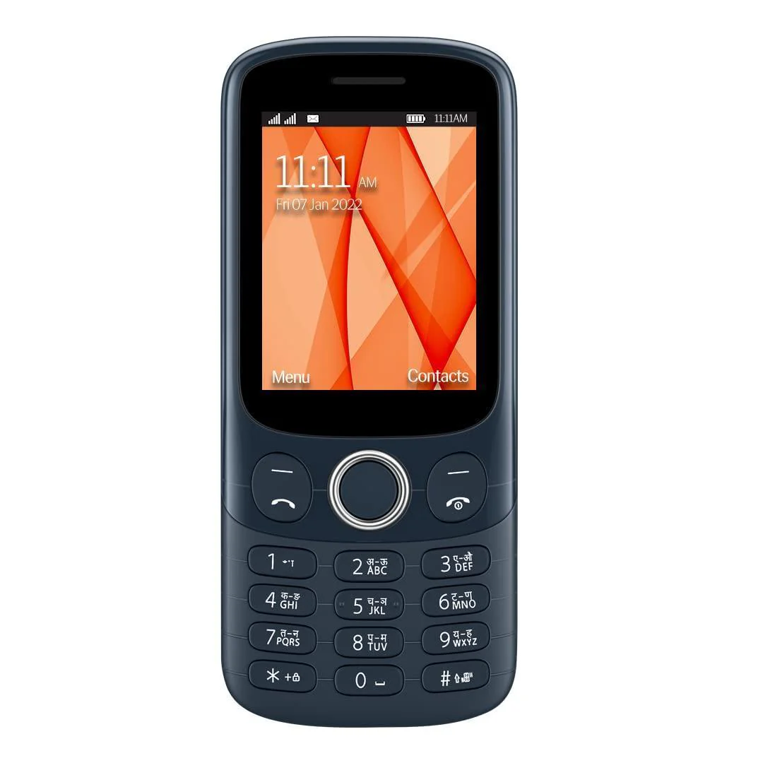 Lava A7 Star (Blue/Silver), 6 Days Battery Backup, 2.4 inch Big Display Refurbished