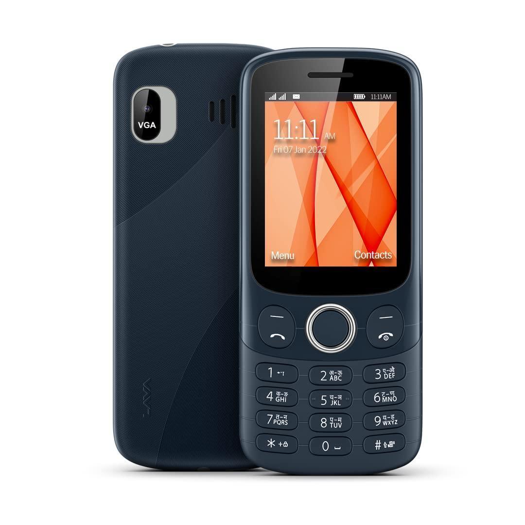 Lava A7 Star (Blue/Silver), 6 Days Battery Backup, 2.4 inch Big Display Refurbished - Image 5