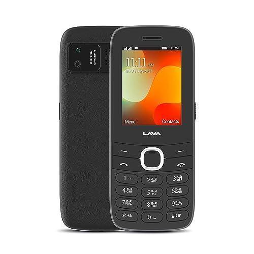 Lava A7 Torch keypad Mobile with 2575mAh Battery | 2.4 inch Big Display | Superior Stereo Sound | Wireless FM | Auto Call Recording | Black