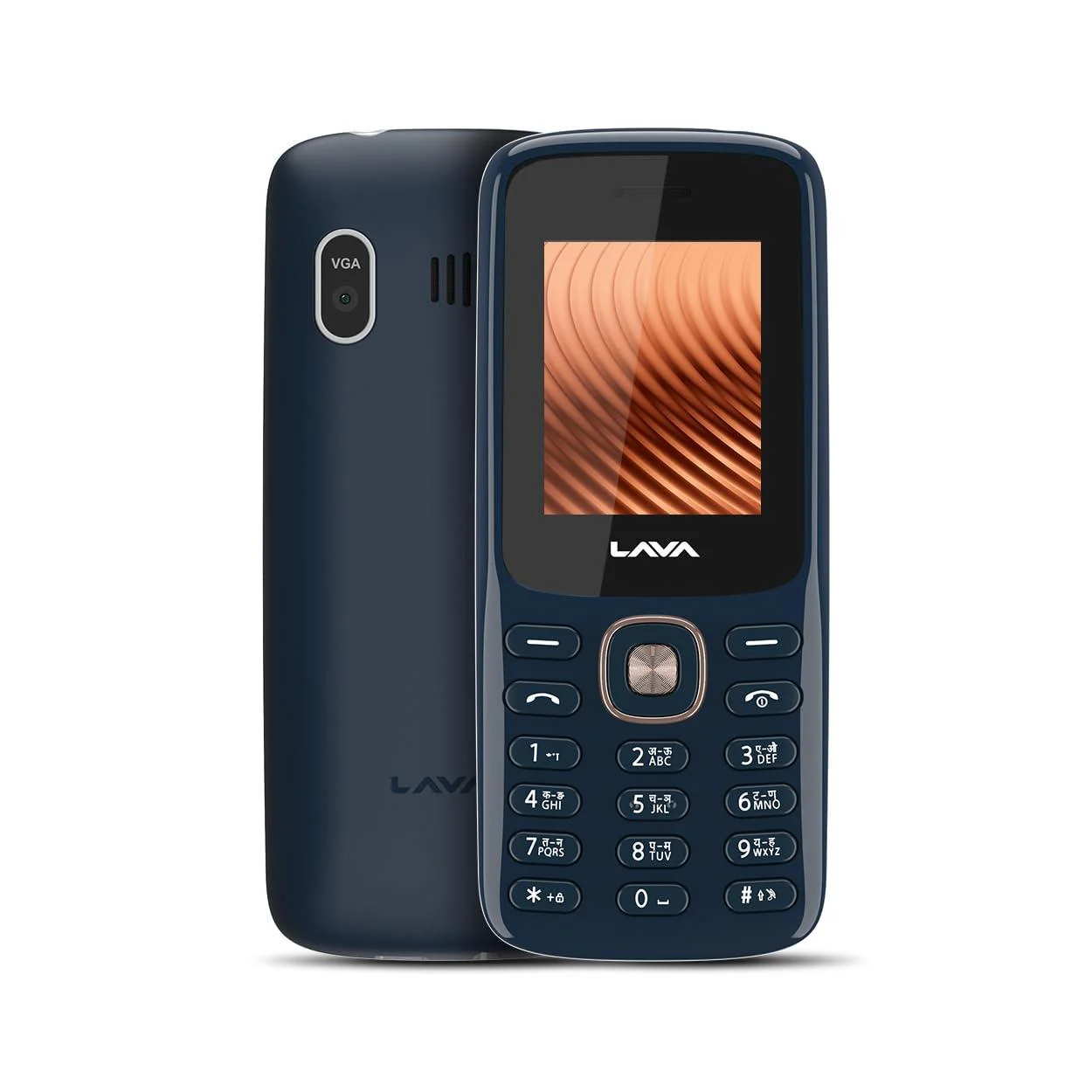 Lava All-New A1 Copper Keypad Mobile Phone with Long Lasting Smart AI Battery | 1.77inch Display | Bluetooth Support Refurbished