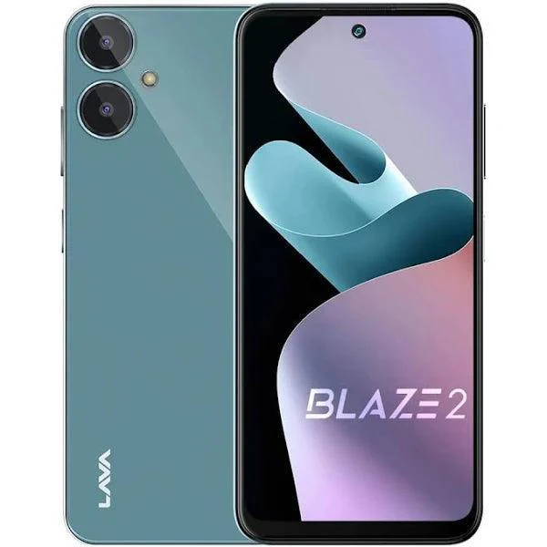 Lava Blaze 2 4G 128 GB (Glass Blue, 6 GB RAM)