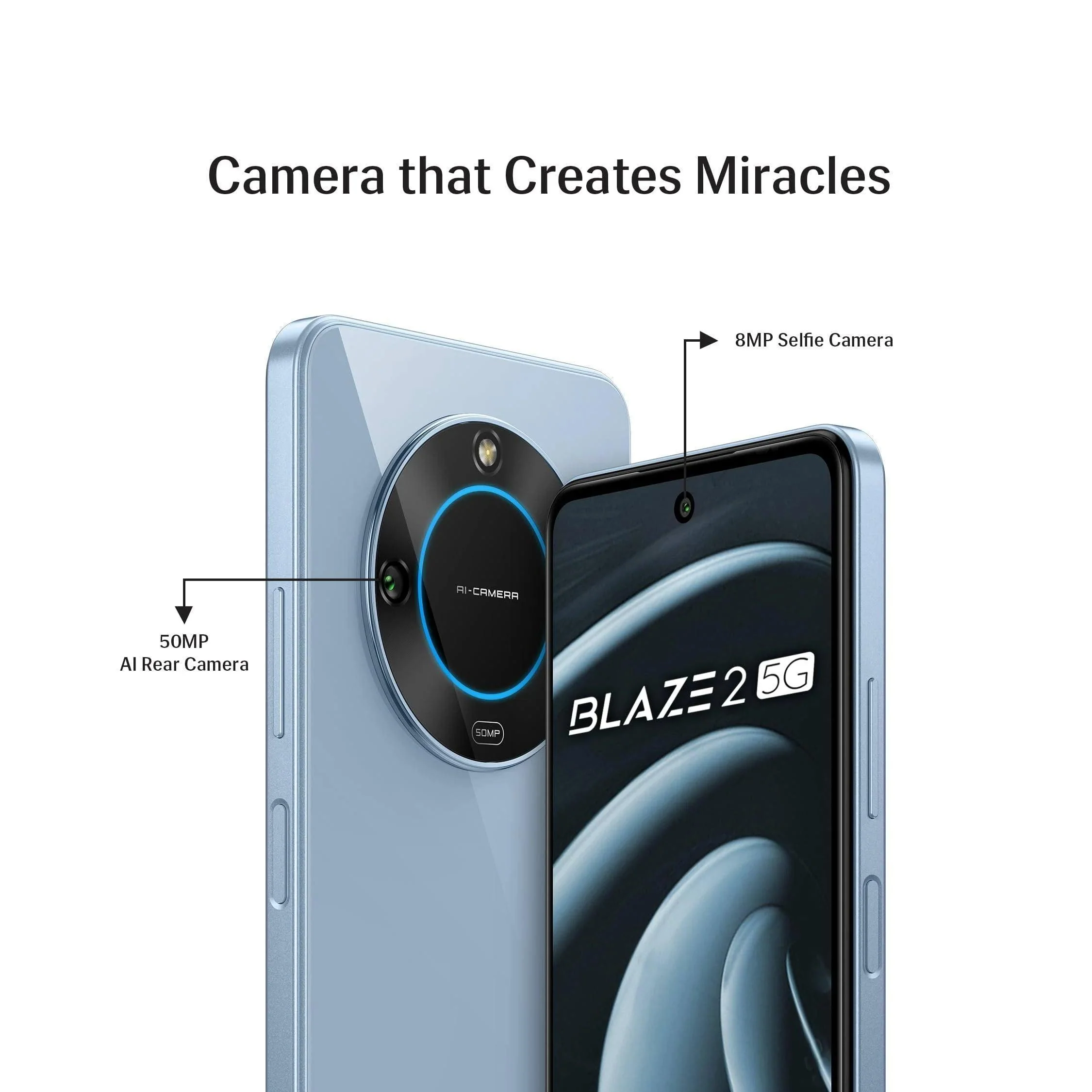 Lava Blaze 2 5G (Glass Blue, 4GB RAM, 64GB Storage) Refurbished - Image 10
