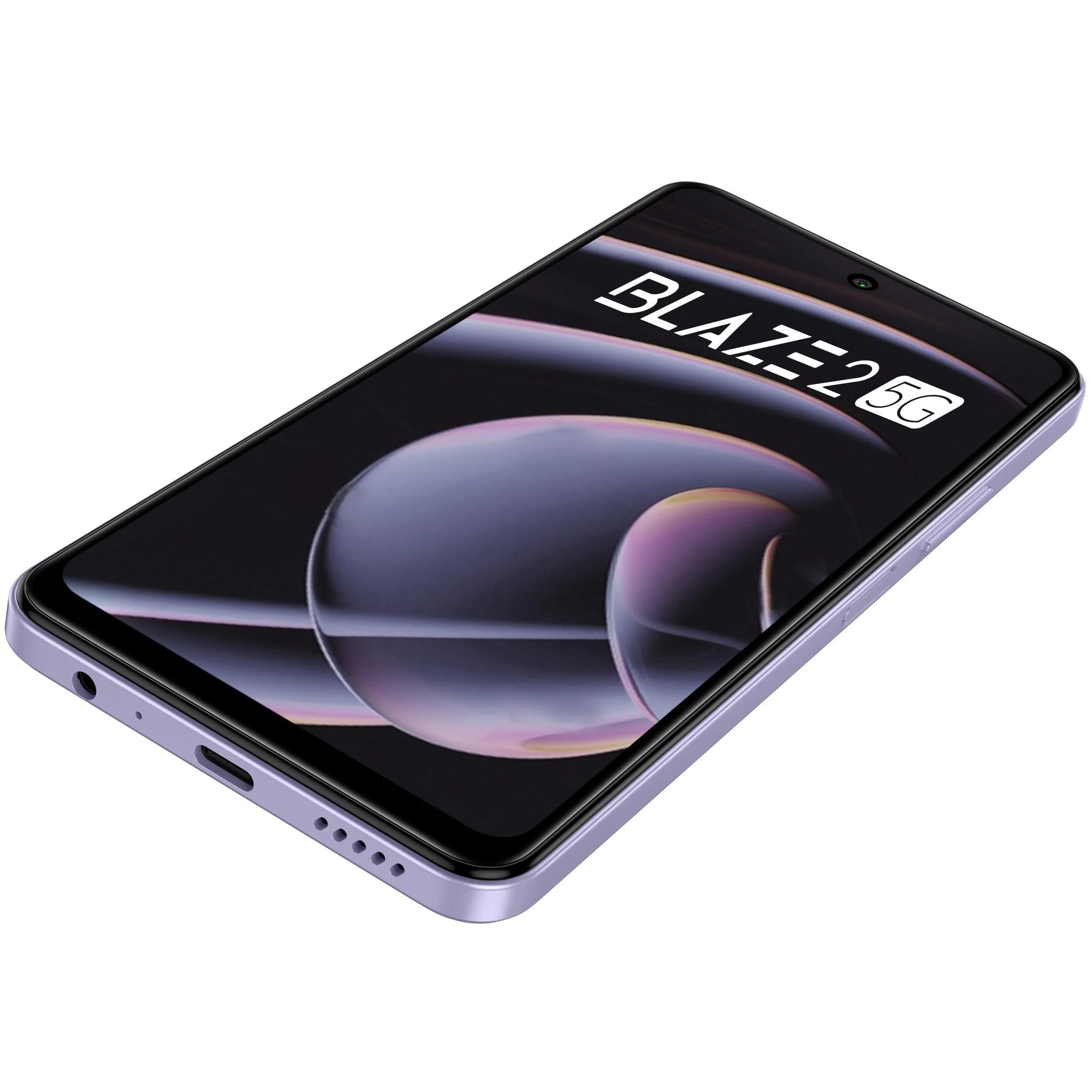 Lava Blaze 2 5G (Glass Lavender, 6GB RAM, 128GB Storage)| Stunning Ring Light| 50 MP AI Camera |5000 mAh Battery| Upto 12 GB Expandable RAM - Image 2