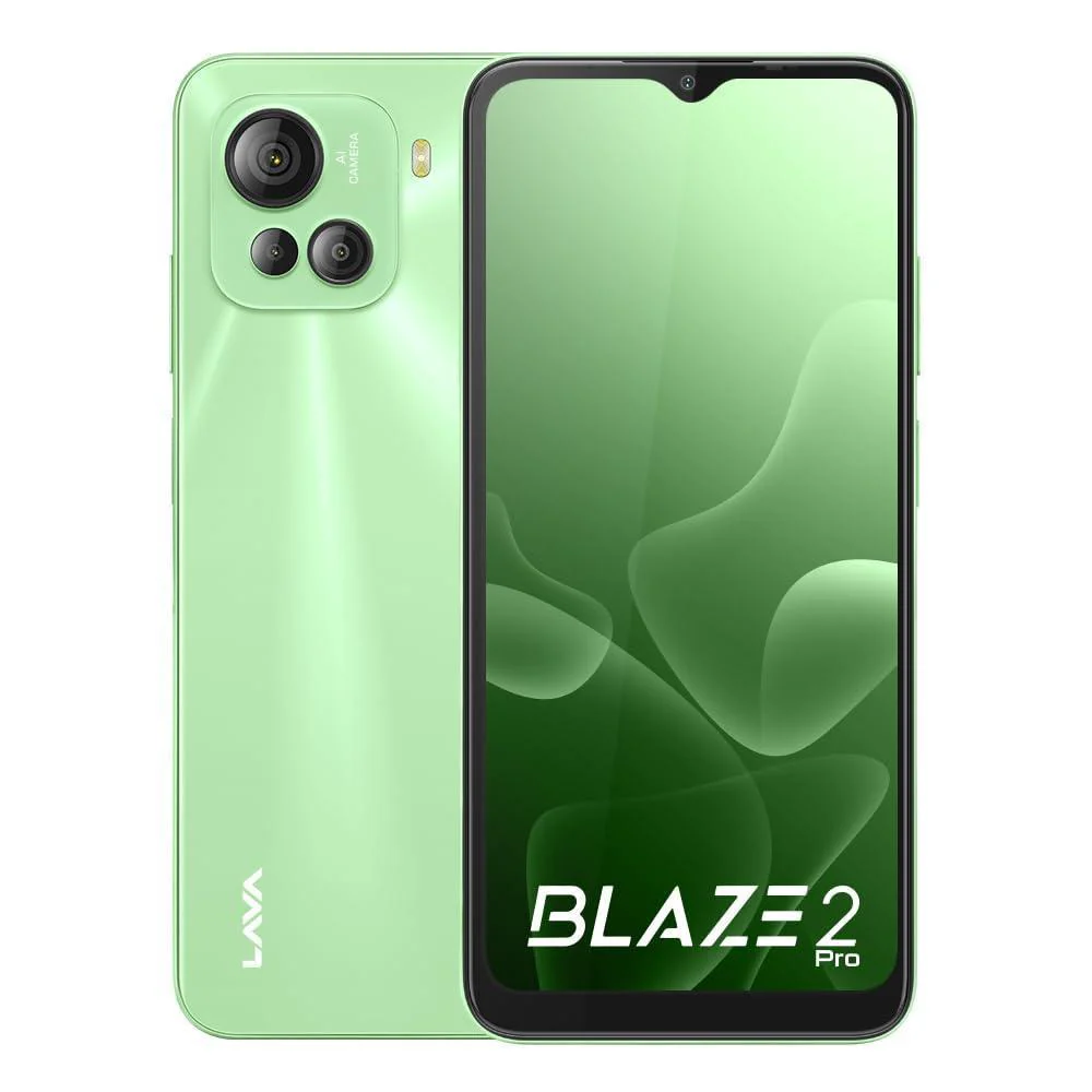 Lava Blaze 2 Pro (8 GB RAM, 128GB UFS Storage) - Cool Green|50 MP AI Triple Camera Preowned