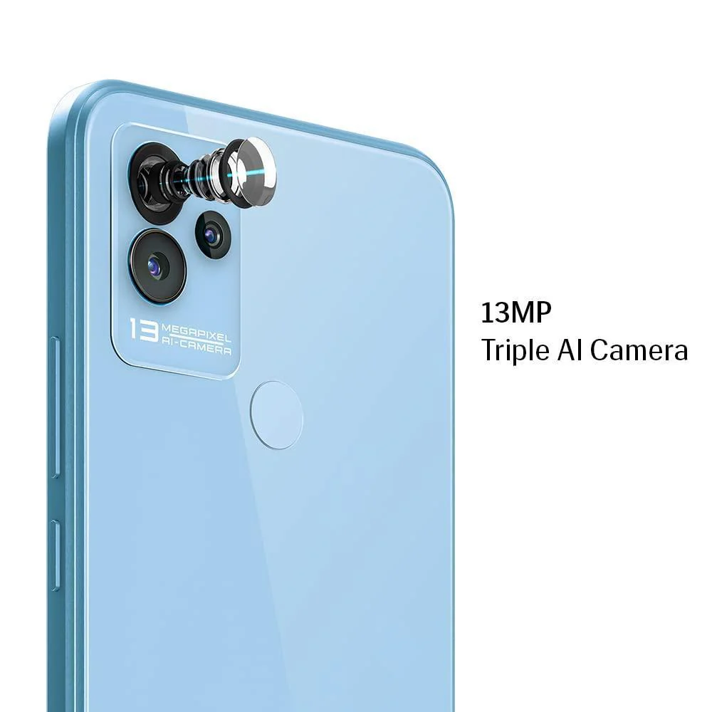Lava Blaze NXT(Glass Blue, 4GB RAM, 64GB Storage)| 2.3 Ghz Octa Core Helio G37 Refurbished - Image 3