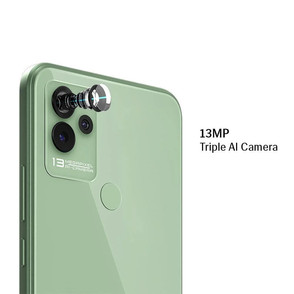 Lava Blaze NXT(Glass Green, 4GB RAM, 64GB Storage)| 2.3 Ghz Octa Core MTK Helio G37| 13 MP AI Triple Camera |Fingerprint Sensor| 5000 mAh Battery| Upto 7GB Expandable RAM - Image 3
