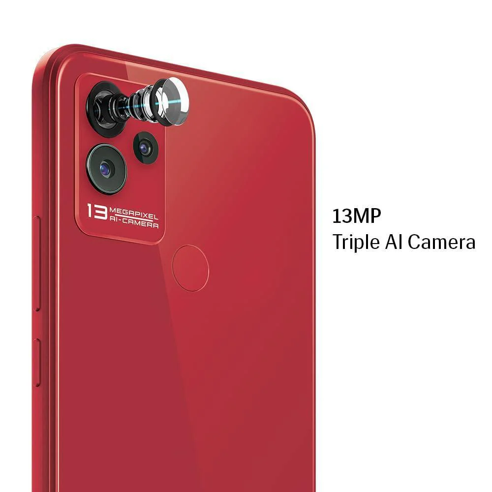 Lava Blaze NXT(Glass Red, 4GB RAM, 64GB Storage)| 2.3 Ghz Octa Core Helio G37 Refurbished - Image 3