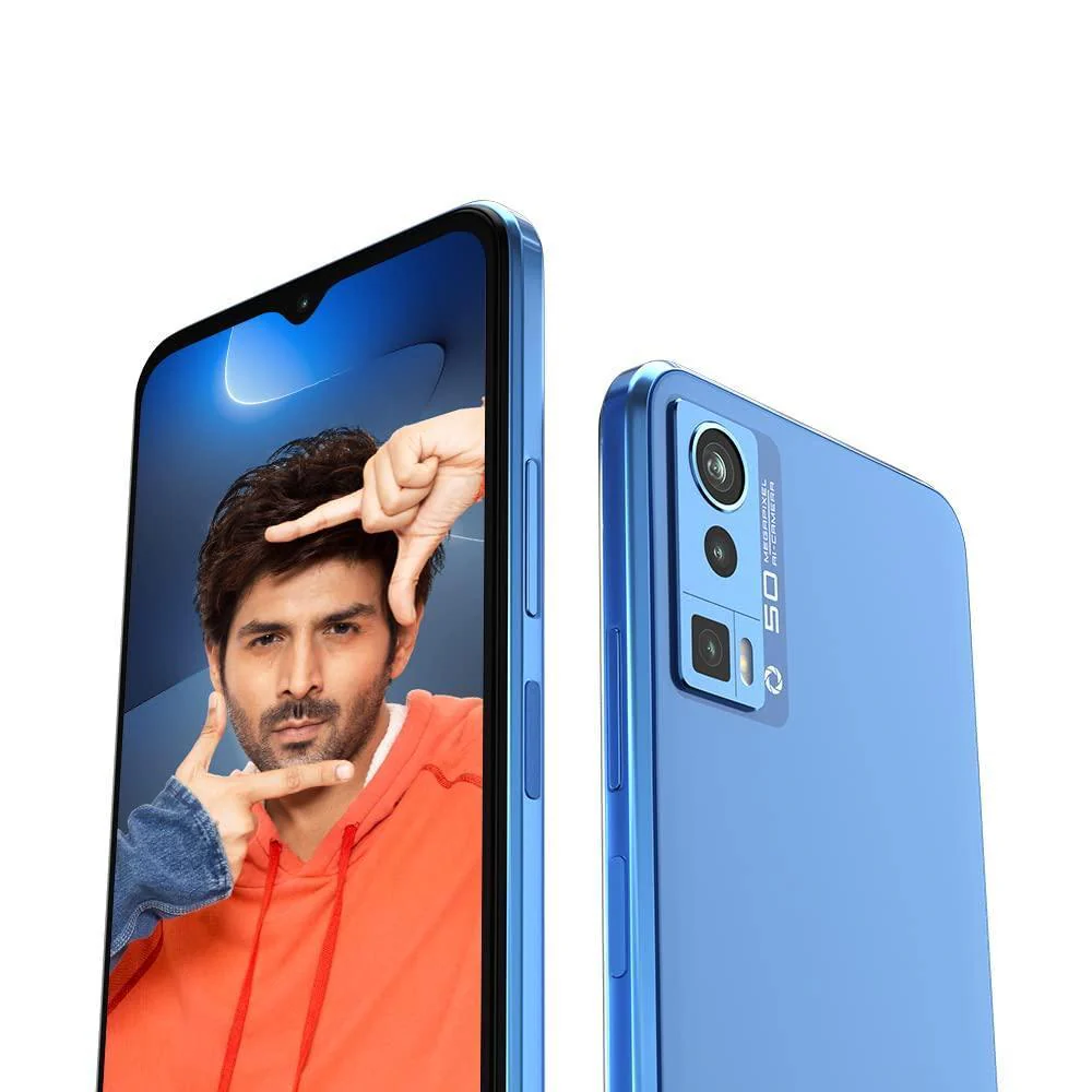 Lava Blaze Pro (Glass Blue, 4GB RAM, 64GB Storage)| 50 MP AI Triple Camera| 2.3 Ghz Octa Core MTK Helio G37 Refurbished - Image 5