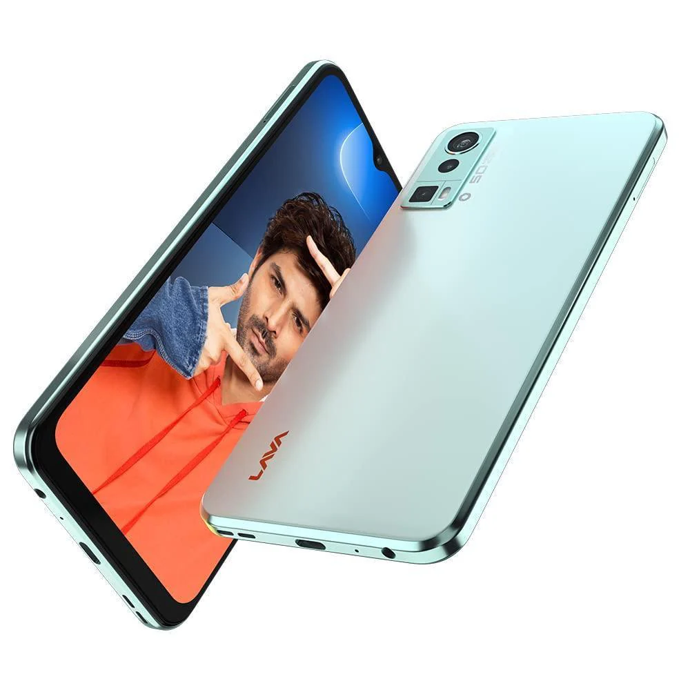 Lava Blaze Pro (Glass Green, 4GB RAM, 64GB Storage)| 50 MP AI Triple Camera| 2.3 Ghz Octa Core MTK Helio G37 |Side Fingerprint Sensor| Upto 7GB Expandable RAM - Image 3