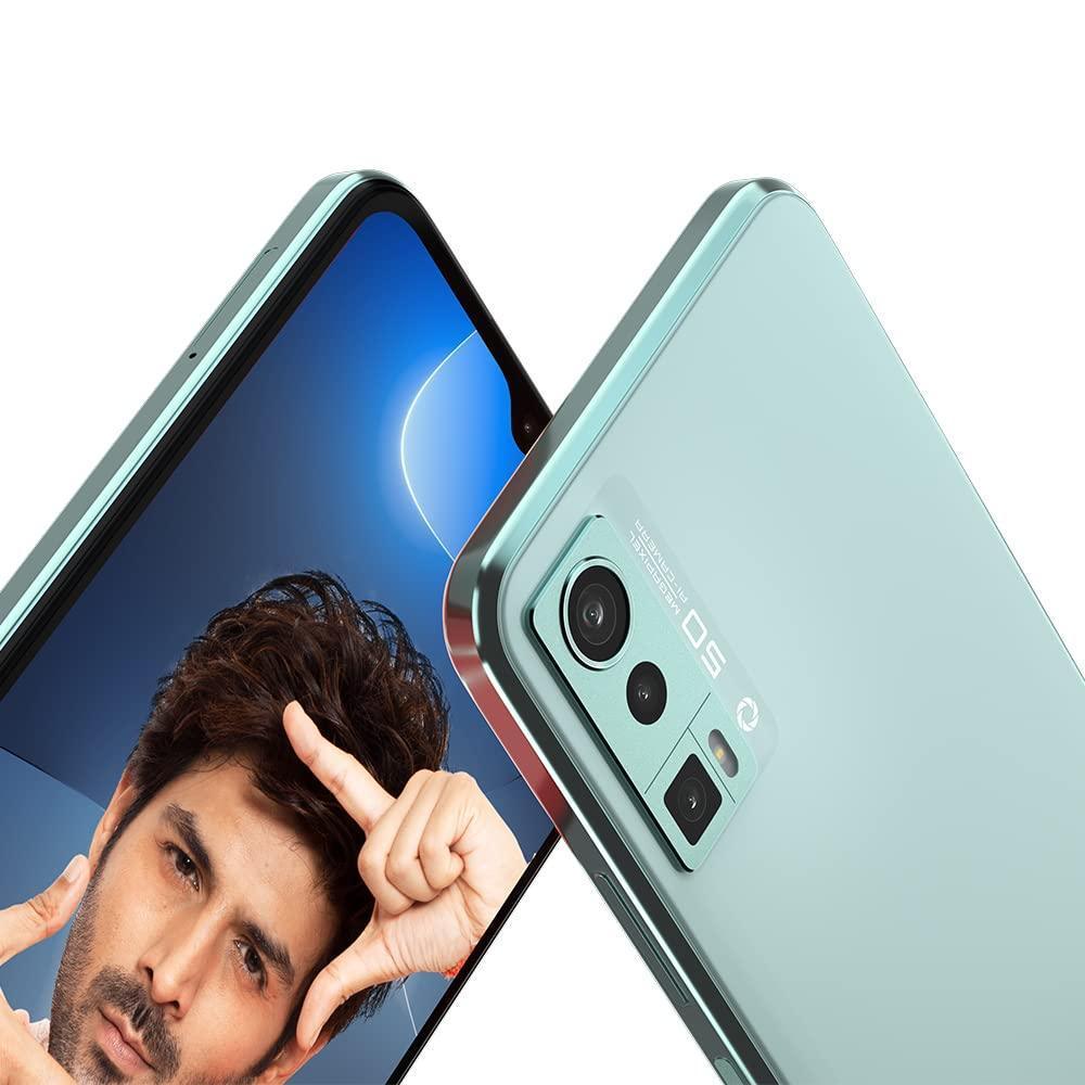 Lava Blaze Pro (Glass Green, 4GB RAM, 64GB Storage)| 50 MP AI Triple Camera| 2.3 Ghz Octa Core MTK Helio G37 |Side Fingerprint Sensor| Upto 7GB Expandable RAM - Image 5