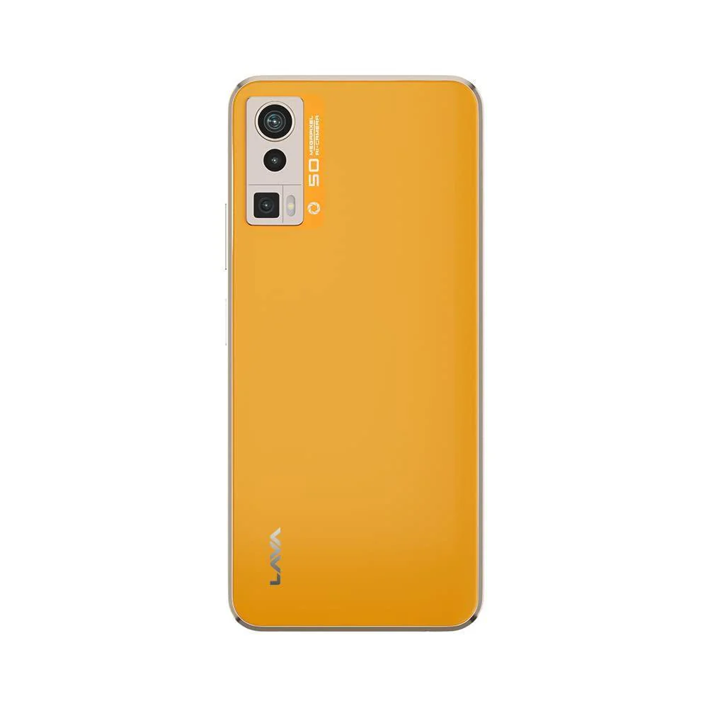 Lava Blaze Pro (Glass Orange, 4GB RAM, 64GB Storage)| 50 MP AI Triple Camera|Preowned - Image 3