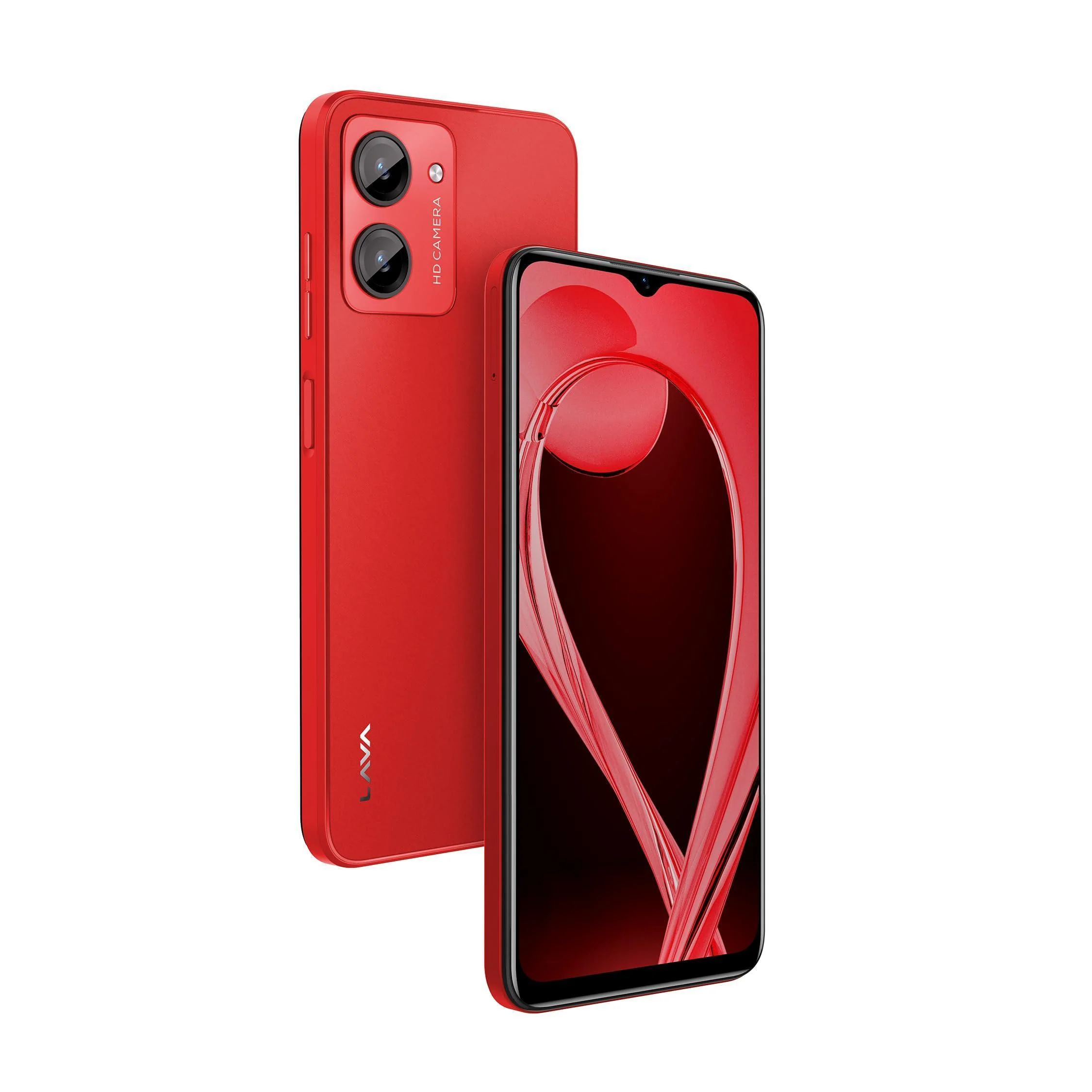 Lava O1 (Luxe Red, 4GB RAM, 64GB Storage) | 18W Fast Charging | Octa Core Unisoc T606 | 13 MP AI Dual Camera | 5000 mAh Battery | Upto 7GB Expandable RAM | Fingerprint Sensor - Image 2