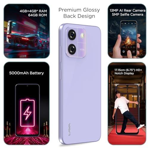 Lava O3 (Glossy Lavender, 4 GB RAM, 64 GB Storage) Refurbished - Image 7