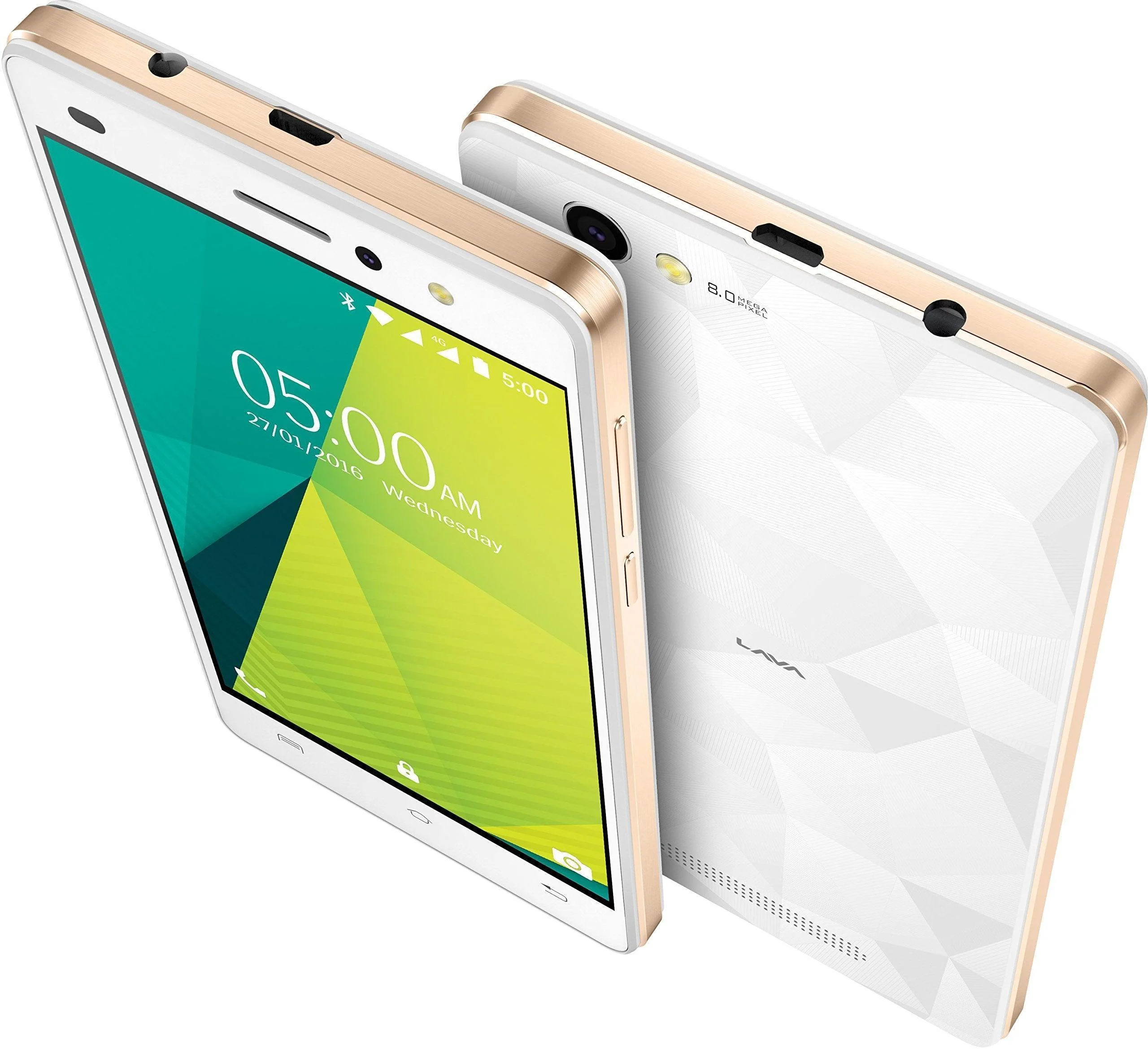 Lava X11 4G (White-Gold) Refurbished - Image 2