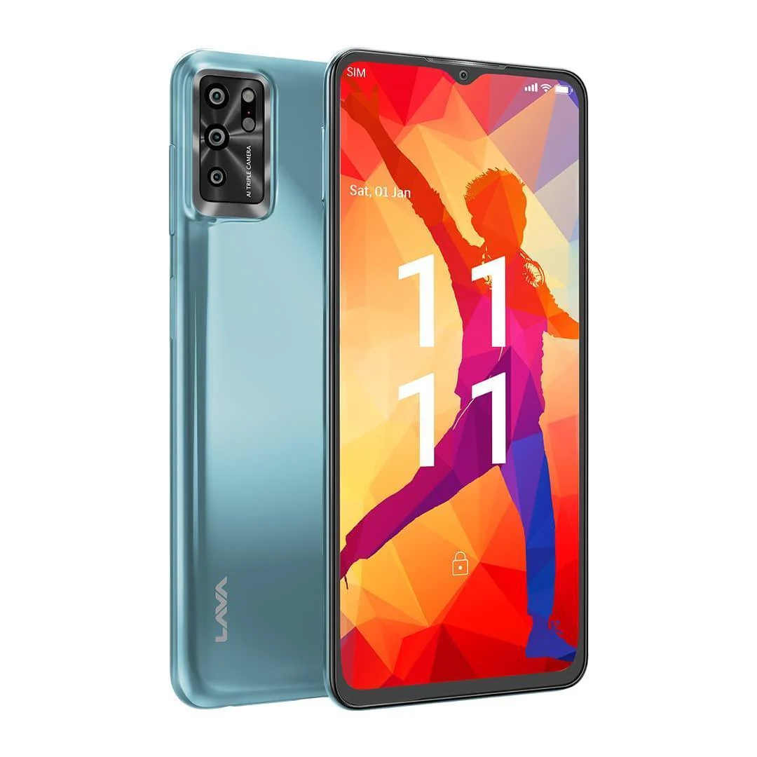 Lava Yuva Pro (3GB RAM, 32GB Storage) - Metallic Blue| 13 MP AI Triple Camera |Side Fingerprint Sensor| Long Lasting 5000 mAh Battery| 6.5 inch(16.5cm) HD+ Display - Image 5