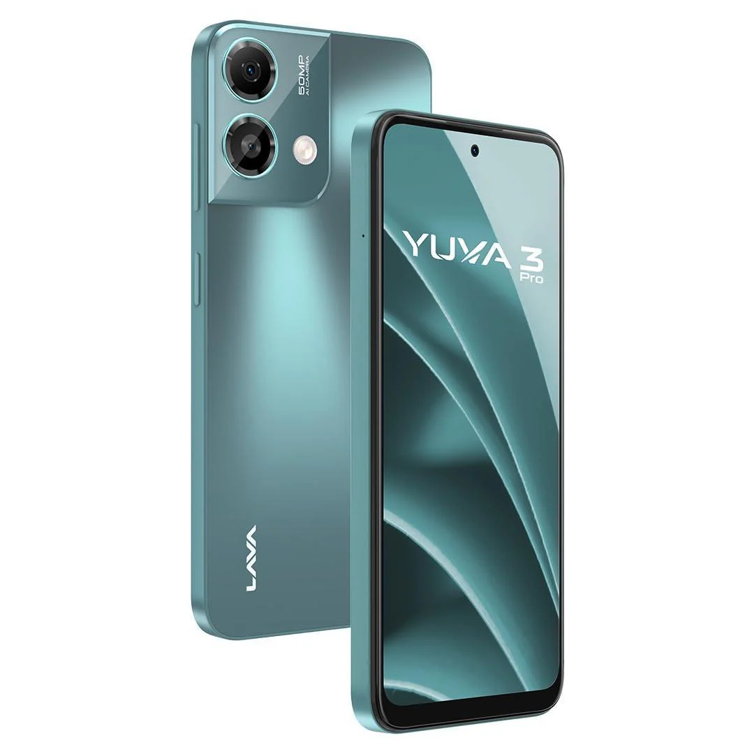 Lava Yuva3 Pro (Forest Viridian, 8GB RAM, UFS 2.2 128GB Storage) |AG Glass Back Preowned - Image 3