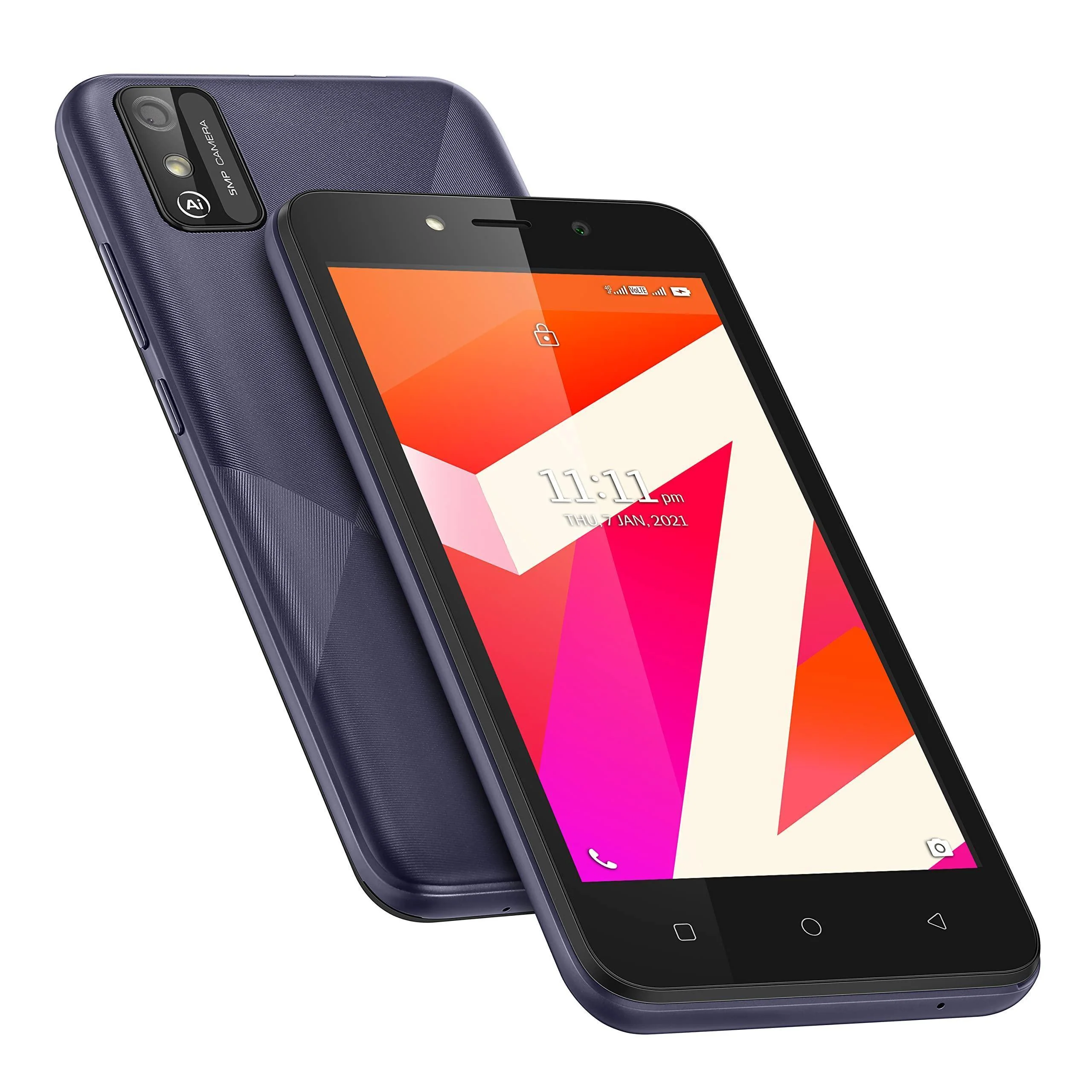 Lava Z1s-Airtel Locked for 30 Months(2GB RAM, Powerful 3100 mAh Battery) - Blue - Image 5