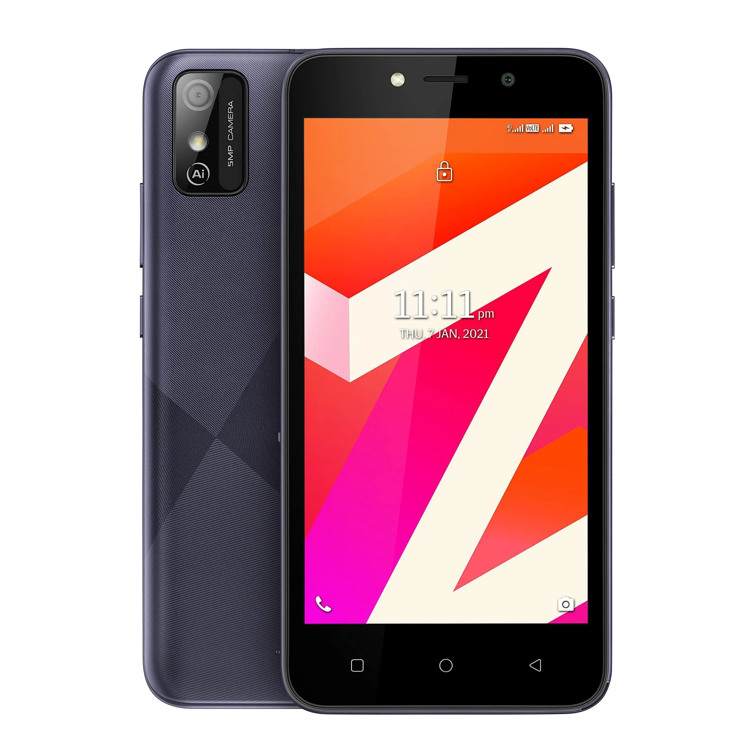 Lava Z1s-Airtel Locked for 30 Months(2GB RAM, Powerful 3100 mAh Battery) - Blue - Image 6
