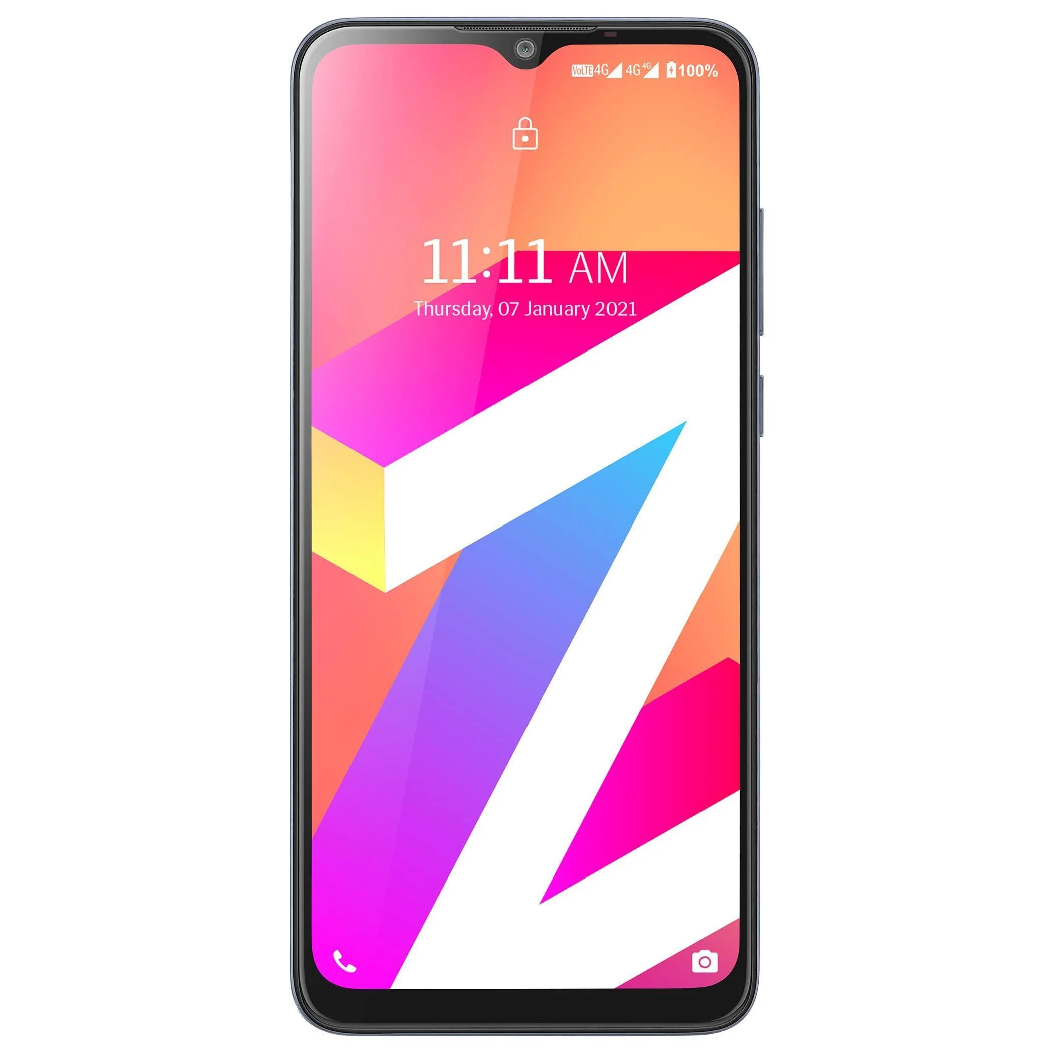 Lava Z3 Striped Blue (3GB RAM, 32GB Storage) Refurbished