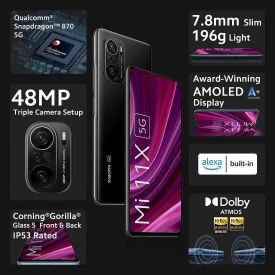 Mi 11X Pro 5G (Cosmic Black, 6GB RAM, 128 GB Storage) |refurbished - Image 2