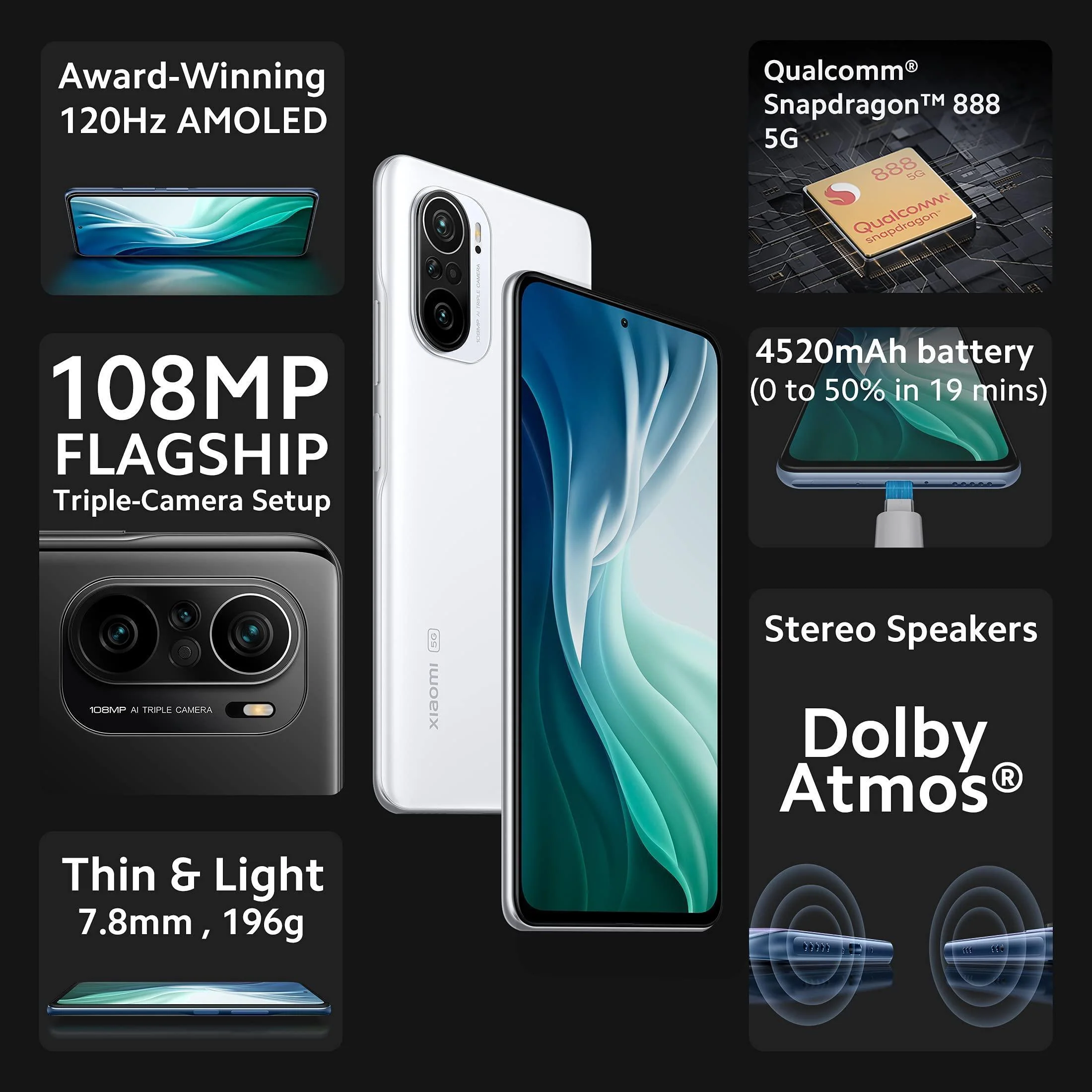 Mi 11X Pro 5G (Lunar White, 8GB RAM, 128GB Storage) Refurbished - Image 4