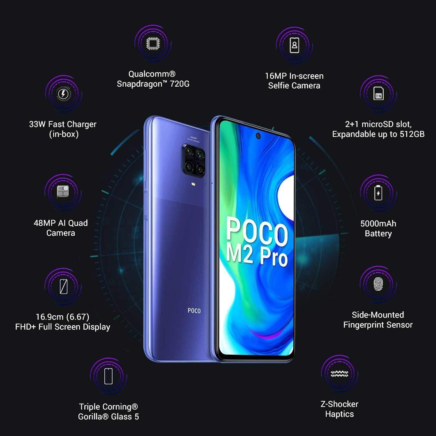 MI Poco M2 Pro (Out of The Blue, 4GB RAM, 64GB Storage) - Image 3