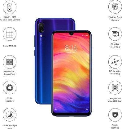 MI Redmi Note 7 Pro (Neptune Blue, 64 GB) (4 GB RAM) Refurbished - Image 10