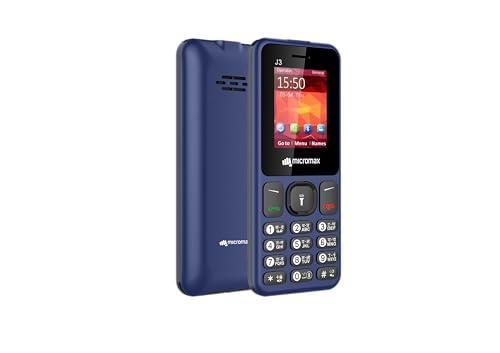 Micromax All-New J3 Sleek & Stylish |Keypad Mobile with 1.77" Screen|Auto Call Recording Refurbished