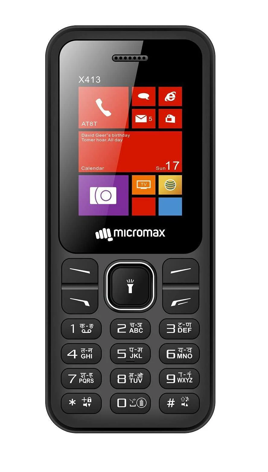Micromax All-New X413 Dual Sim keypad Mobile with 1.8" Screen|Auto Call Recording Refurbished