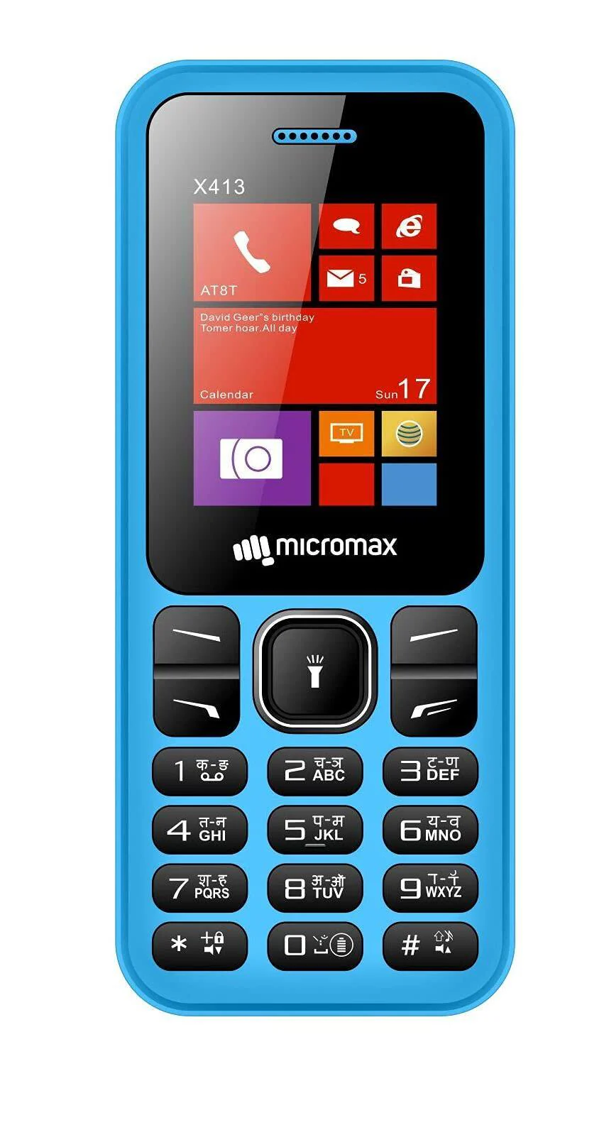 Micromax All-New X413 Dual Sim keypad Mobile with 1.8" Screen Refurbished