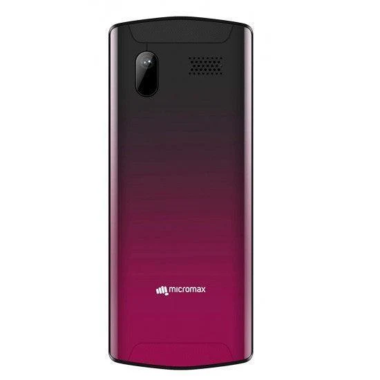 Micromax Dual SIM X816, Black and Maroon - Image 2