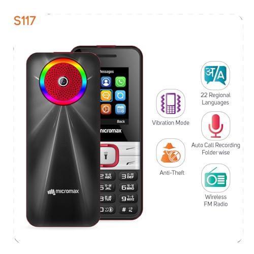 Micromax S117, Dual Sim Keypad with Long Lasting Battery Refurbished - Image 5