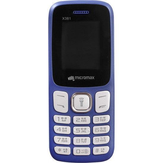 Micromax X381 1.77 inch Phone Blue Preowned